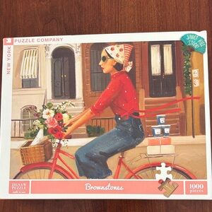 New York Puzzle Company Brownstones Jigsaw Puzzle